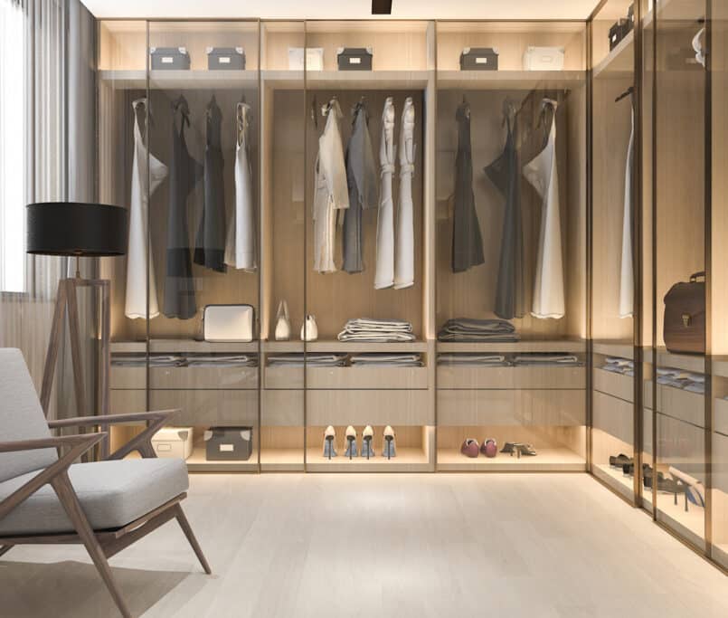 Custom closet design in VIrgnia